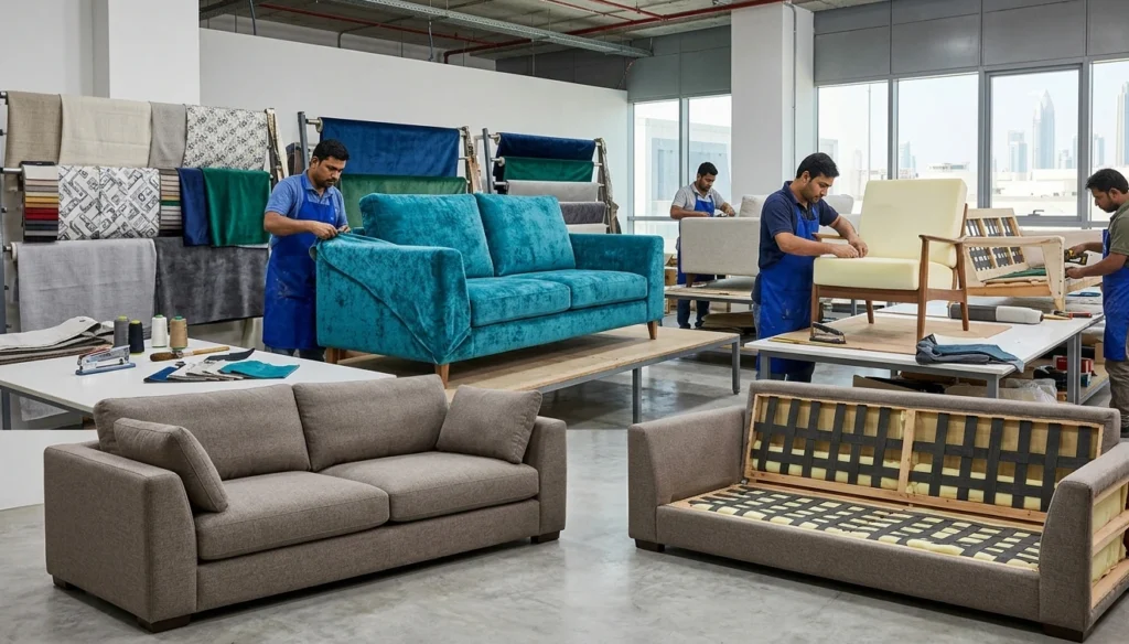 Sofa Upholstery Services in Dubai
