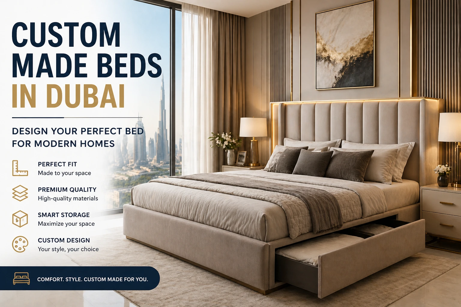 Custom Beds in Dubai